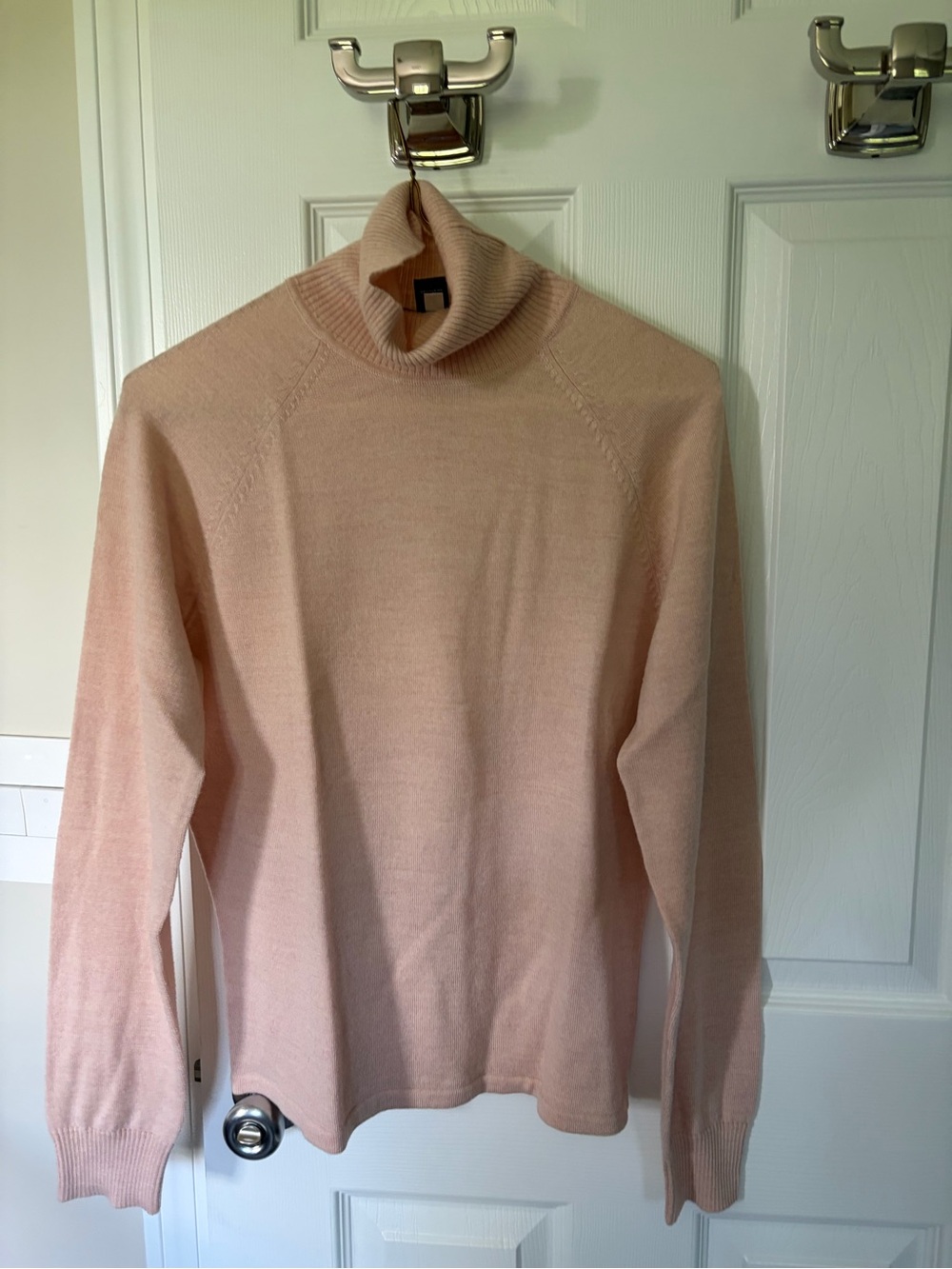Ann Taylor Blush Pink Turtleneck Sweater